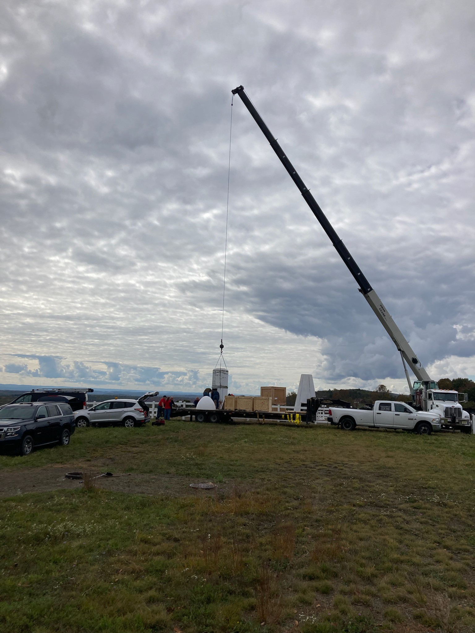 NY NJ PA Crane rental available for heavy equipment lifting, installation, and removal